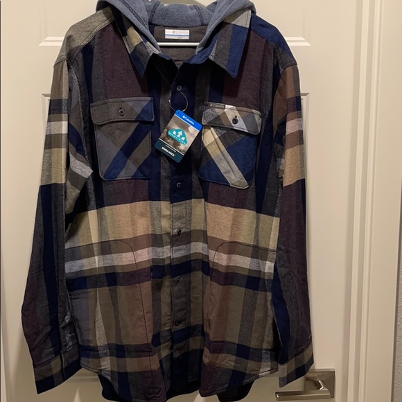 Columbia Other - Men’s Columbia Flannel Hoodie
